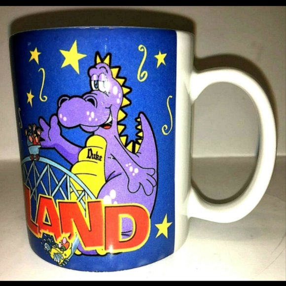 Dutch Wonderland Mug Cup Coffee Lancaster PA Duke the Dragon & Rollercoaster VG - Picture 3 of 12